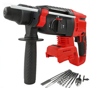 <span class=keywords><strong>Marteau</strong></span> perforateur électrique multifonction 20V 26mm robuste à 3 vitesses, double poignée, pour projets <span class=keywords><strong>de</strong></span> bricolage, moteur sans balais, portable - Product Image 2