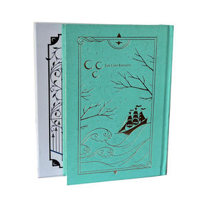 หนังสือปกแข็งพิมพ์ลายปั๊มเงินแบบกำหนดเองจากผู้ผลิตจีน พร้อมขอบสีทอง - Product Image 4