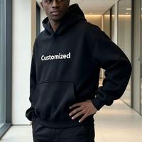 Sweat-shirt à capuche uni personnalisé, sweat-shirt en molleton uni OEM, impression par transfert DTF
