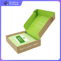 Boîte d'expédition en carton ondulé biodégradable pour e-commerce, petite, avec logo personnalisé, conception gratuite, boîte d'expédition par avion