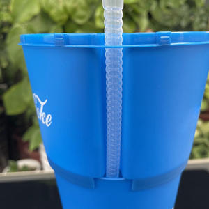 كوب بلاستيكي من ستيك برومو كوب كبير حامل كوب مشروب فشار إبداعي مع وجبات خفيفة للسينما مع قش - Product Image 6