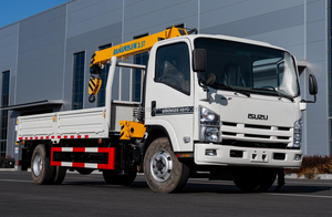 A la venta 2017 Isuzus NPR ELF 700P camión con grúa montada con nueva pluma de grúa Isuzus 4HK1 motor y freno de aire - Product Image 2