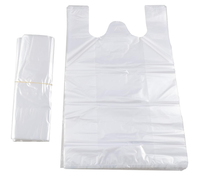Sac d'Épicerie Compostable Certifié Alimentaire Fabricant pour Supermarché, Sac de Course en Plastique, Sac T-shirt à Emporter, Sac Alimentaire en Plastique