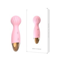 Wiederaufladbarer Silikon-Mini-Massager Vibrator 12 Vibrationsmodi AV-Vibrator Flirt-Vibro-Eier Erotikspielzeug für Erwachsene