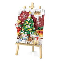 LOZ jouets éducatifs les plus populaires bricolage cadeau de noël assemblage arbre de noël blocs de construction jouets