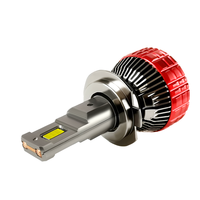 Kit de phares LED H4 H7 180W 15000LM en aluminium aéronautique avec refroidissement par ventilateur turbo, compatible Canbus, super lumineux pour voiture, vente en gros