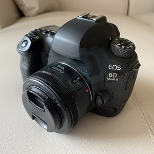 Appareil photo reflex numérique professionnel HFT EOS <span class=keywords><strong>6D</strong></span> Mark II avec objectif EF 50mm F/1.8 STM, vidéo Full HD, capture numérique sur carte SD, vente en gros - Product Image 1