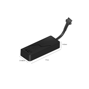 Traqueur GPS de véhicule 4G avancé à coque noire de petite taille avec historique de lecture Historique d'itinéraire Alarme multiple Coupe de carburant à distance - Product Image 3