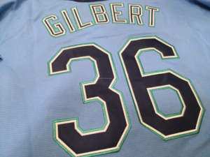 Kualitas Terbaik jahitan kustom nomor nama Anda disesuaikan Logo tim gaya bordir Amerika bisbol Jersey - Product Image 6