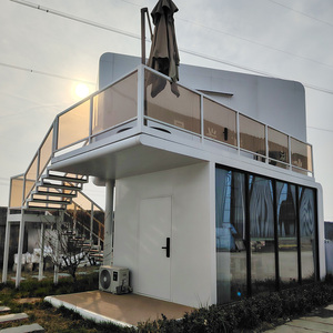 Villa capsule spatiale technologique personnalisé<span class=keywords><strong>e</strong></span>, maison préfabriqué<span class=keywords><strong>e</strong></span> sismique et étanche pour gîte, magasin, hôtel, mini-maison extérieure - Product Image 3