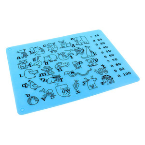 Tapis de table extra large classique écologique en silicone de 7mm d'épaisseur, bloc-notes confortable <span class=keywords><strong>pour</strong></span> enfants, napperon collant imperméable - Product Image 1