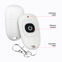 Volet roulant électrique personnalisé Télécommande de porte de garage 1 clé Œuf de canard blanc Transmetteur sans fil 433 MHz Apprendre le métal