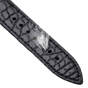 <span class=keywords><strong>Cinturino</strong></span> per Orologio in Vera <span class=keywords><strong>Pelle</strong></span> di Coccodrillo Morbida 100% 18mm 20mm 22mm 24mm - Product Image 4