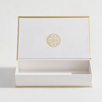Boîte à nourriture écologique pour macarons Dessert Bonbons Boîtes en papier Emballage de macaron blanc personnalisé Boîte-cadeau pour biscuit au chocolat