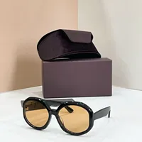 Lunettes de soleil de luxe pour hommes, de style professionnel, avec protection UV400, de grande taille, en acétate brillant de haute qualité