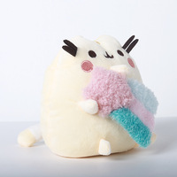 Peluche longue et moelleuse en fausse fourrure, modèle hamster ou furet, poupée plate, OEM ODM, fabricant en gros sur mesure