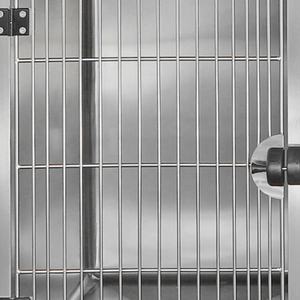 Gabbia in acciaio di coniglio all'interno degli angoli arrotondati per animali domestici gabbia in acciaio di coniglio dimensioni su misura fornitura di fabbrica nuova gabbia in acciaio di coniglio - Product Image 6