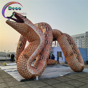 Arche gonflable de tente de ballon de costume gonflable géant d'animal de serpent de grand roi drôle - Product Image 3