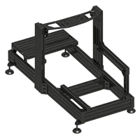 Simulateur de Conduite Complet pour Course Automobile : Cockpit de Jeu Réglable en Aluminium 4080 40120 pour Expérience de Course Personnalisée (Vente en Gros)