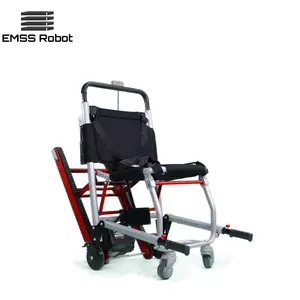 铝制登山者残疾履带式残疾人运输轮椅担架履带式铝制医用动力楼梯椅