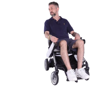 Silla de Ruedas Eléctrica Motorizada Inteligente y Ligera Todoterreno para Embarque Aéreo - Product Image 4