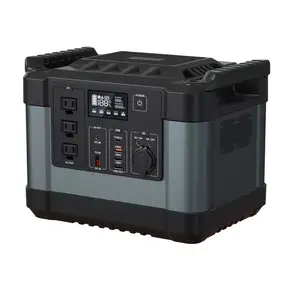 Batterie externe 220V, système d'énergie solaire Portable, Camping, générateur solaire d'urgence, 1500 watts, Station d'alimentation Portable