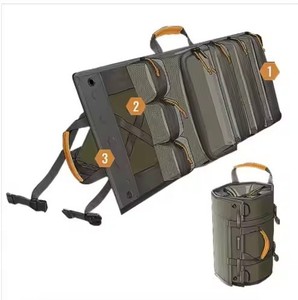 Sac de rangement à roulettes transfrontalier pour outils, en <span class=keywords><strong>toile</strong></span> Oxford, pour électricien, à suspendre dans la voiture, avec sangle réglable - Product Image 2