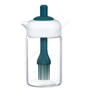 Bouteille à huile multifonctionnelle 2-en-1 CXT073 en verre pour usage domestique et barbecue extérieur – Vente en gros - Product Image 1