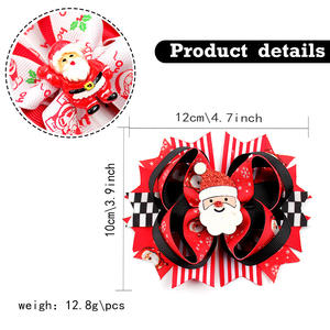 Nette Mädchen Weihnachten Karneval Bogen Haarnadel New Holiday Event Haarschmuck für Kinder Werbe Party zubehör - Product Image 3