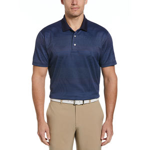 Camisetas de golf de negocios de manga corta de alta calidad para hombre, Polo bordado de tela de poliéster transpirable para verano, logotipo personalizado - Product Image 4