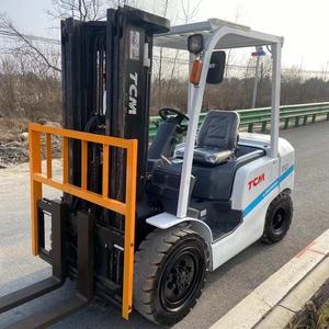 Chariot élévateur diesel d'occasion à haute efficacité alimenté par courant alternatif TCM FD25T3 3 tonnes fabriqué au Japon - Product Image 2