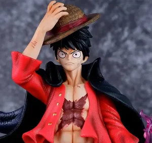 Figura de PVC de Anime de Luffy de 24 CM con Doble Cabeza, Regalo Coleccionable para Comic Con - Product Image 4