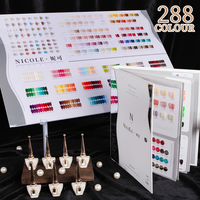 ZRKGEL Nicole – Kit de vernis gel UV 288 couleurs sans HEMA pour professionnels, OEM, magnétique, non toxique, durcissement LED/UV, gel œil-de-chat de luxe pour créateurs