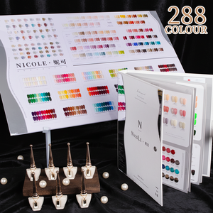 ZRKGEL Nicole Set Smalto Gel UV 288 Colori Senza HEMA, Fornitori Unghie OEM, Magnetico, Non Tossico, Polimerizzazione LED/UV, Gel Cat-Eye <span class=keywords><strong>di</strong></span> Lusso Designer - Product Image 1