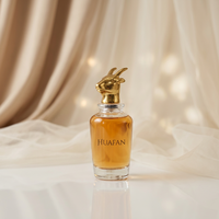 Flacon de parfum de luxe en forme de tête d'animal du zodiaque, 50 ml, 100 ml, flacon en verre transparent avec bouchon et pulvérisateur dorés en forme d'animal