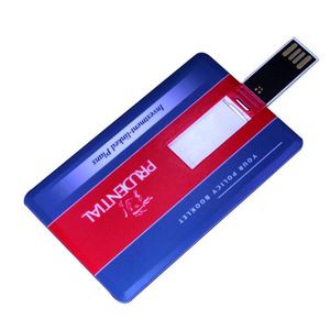 แฟลชไดรฟ์ USB รูปทรงบัตรเครดิต OEM เซินเจิ้น, ของขวัญส่งเสริมการขายแบบ USB การ์ด, แฟลชไดรฟ์ USB รูปทรงนามบัตร ความจุ 1GB-16GB - Product Image 1
