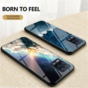 Custodia in vetro temperato di lusso per <span class=keywords><strong>OPPO</strong></span> Realme 8 <span class=keywords><strong>A74</strong></span> A54 A93 4G 5G Reno 6 pro Cover posteriore in marmo duro TPU in vetro temperato - Product Image 4