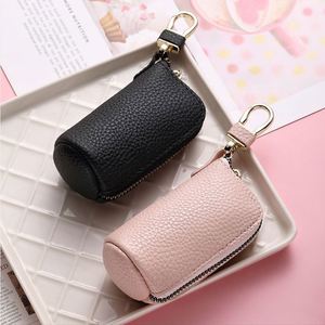 Bolsa Multifuncional de Cuero PU, Protector de Llaves de Auto con Cierre, Estuche Portátil para Llaves de Coche - Product Image 5