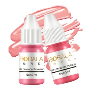 Pigmento per Correzione Labbra Serie <span class=keywords><strong>Rosa</strong></span> Scuro PMU, Campione di Inchiostro Illuminante per Trucco Permanente per Labbra Effetto Blushing - Product Image 2