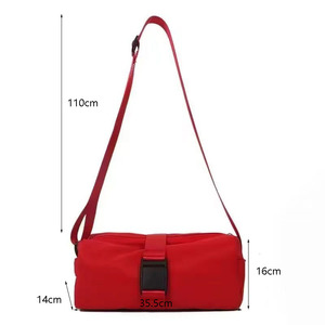 Toast-Tasche reise wasserdichte Sport-Fitnesstasche für Herren und Damen Nylon große Kapazität einfarbig Ein-Schulter-Crossbody-Tasche - Product Image 2