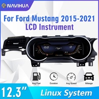 Odómetro para Automóvil Navihua para Ford Mustang 2015-2021, Pantalla LCD Digital para el Tablero de Instrumentos, Velocímetro Digital LCD