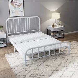 <span class=keywords><strong>Lit</strong></span> <span class=keywords><strong>adulte</strong></span> en métal simple <span class=keywords><strong>de</strong></span> haute qualité, nouveau design, style moderne, acier personnalisé, <span class=keywords><strong>lit</strong></span> robuste - Product Image 3