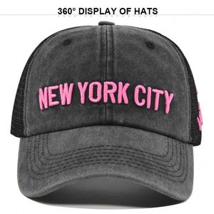 Customized Embroidery Gorras Washed Cotton Unisex Sports Baseball Cap <b>Mesh</b> Outdoor Casual <b>Net</b> Trucker Cap Common 5-Panel - Product Image 5