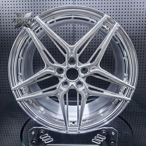 Rines XINGTU Cromados/Pulidos para Autos de Pasajeros de 17 18 19 20 <span class=keywords><strong>21</strong></span> 22 23 Pulgadas 5x120 5x112 5x114.3 Cóncavos Pintados para Autos de Carreras - Product Image 1