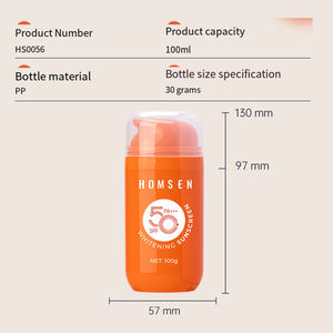 Bouteilles Cylindriques Vides 50ml 100ml en PP Blanc avec <span class=keywords><strong>Pompe</strong></span> Airless <span class=keywords><strong>pour</strong></span> Sérum Soin du Visage Crème Fond de Teint Imprimé - Product Image 4