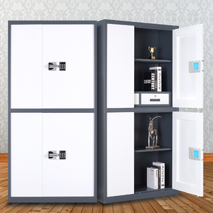 Armoire de classement sécurisée en acier avec serrure électronique – Solution de rangement confidentiel en métal pour bureau, chambre, école, atelier - Product Image 1