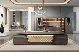 เก้าอี้สำนักงานผู้บริหารหนังแท้ ดีไซน์ทันสมัย ปรับระดับได้ หมุนได้ ฐานไม้ เหมาะสำหรับห้องประชุม - Product Image 5