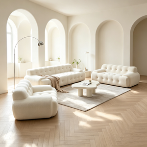 Sofá Seccional Modular para Interiores de Hotel o Villa, con Asientos Profundos y Cómodos - Product Image 1