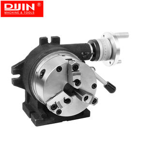 Tête de division universelle DIJIN <span class=keywords><strong>CS6</strong></span> en fonte avec indexage rapide pour fraiseuse, mandrin à trois mors 160 mm – Direct Usine - Product Image 1