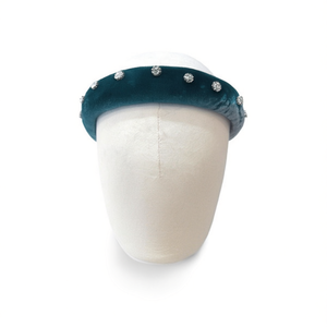 Diadema de terciopelo con pedrería para mujer, accesorio de moda, estilo informal, banda para el cabello de alta calidad - Product Image 1